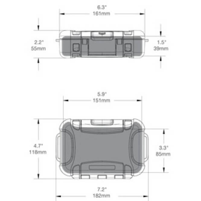 Nanuk Nano 320 Dimensions