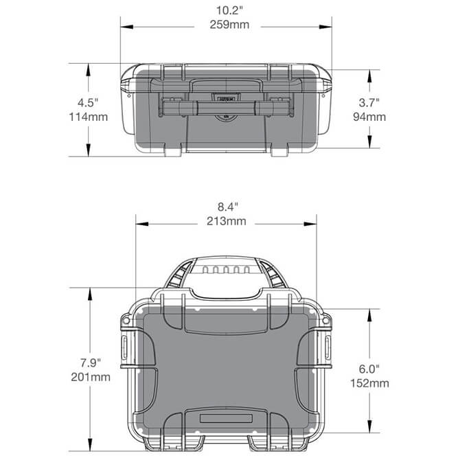 Nanuk 904 Dimensions