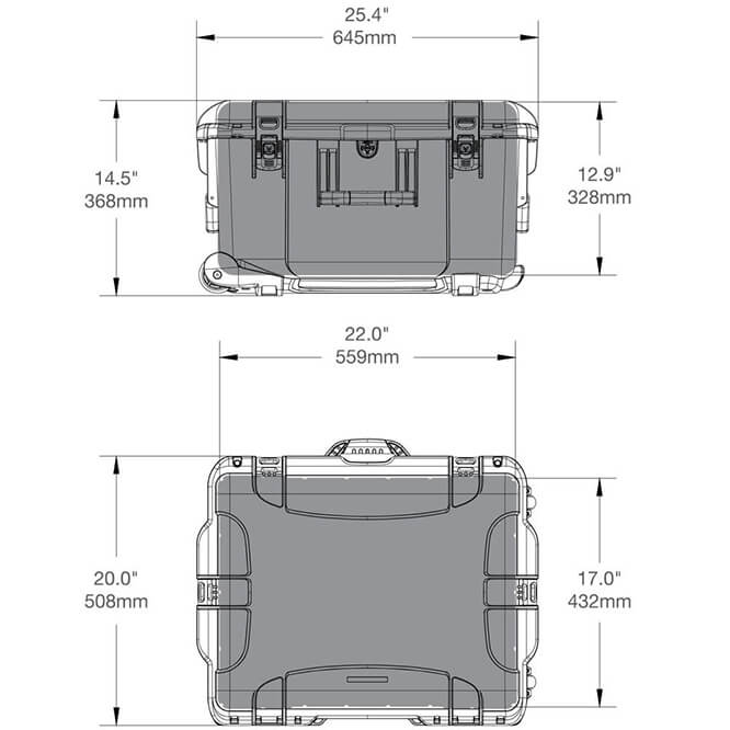 Nanuk 960 Dimensions